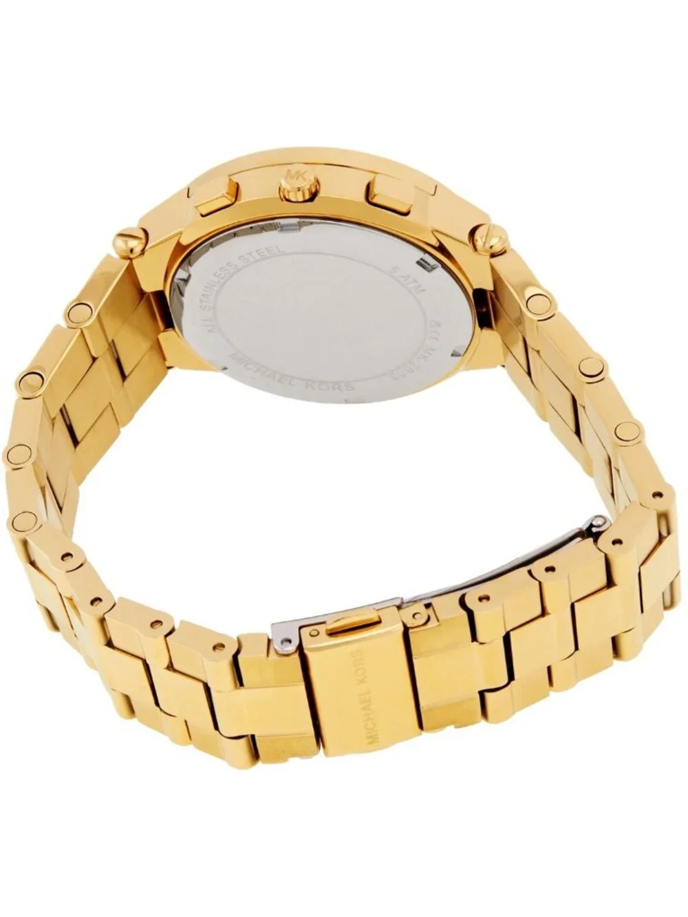 NWT Michael Kors Billie Chronograph Quartz Gold Dial Ladies Watch